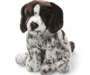 Carl Dick Hunting dog English Pointer sitting, Soft Toy, Cuddly Toy