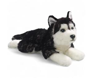 Carl Dick Husk black lying, Soft Toy, Cuddly Toy