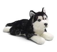 Carl Dick Husky black-white lying, Soft Toy, Plush Toy, Cuddly Toy, approx. 32 cm / 12.5 inches long, 2783