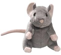 Carl Dick Mouse grey 6.5 inches, 15cm, Plush Toy, Soft Toy 3326001
