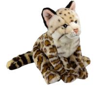 Carl Dick Ocelot sitting 28cm Plush Toy, Soft Toy, Stuffed Animal 3806
