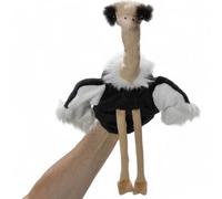 Carl Dick Ostrich hand puppet, Soft Toy, Cuddly Toy