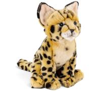 Carl Dick Serval Cat, Soft Toy, Plush Toy, Cuddly Toy, approx. 26 cm / 10 inches, 3702