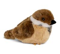 Carl Dick Sparrow Bird, Soft Toy, Plush Toy, Cuddly Toy, approx. 17 cm / 6.5 inches, 3697