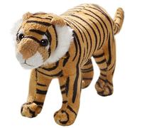 Carl Dick Tiger brown standing about 6.5 inches/17cm long, about 4.5 inches/11cm high, Plush Toy, Soft Toy 3411006