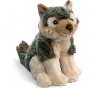 Carl Dick Wolf sitting, Soft Toy, Cuddly Toy