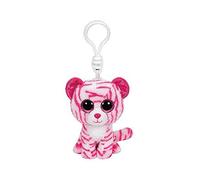 Carl etto Ty 36638 Asia Clip Beanie Boo's, Tiger Glitter Eye Glub Sliding's 8.5 cm White/Pink