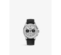 Carl F Bucherer Mens Silver 00.10803.08.12.01 Heritage Bicompax Annual Stainless-steel and Rubber Automatic Watch 1 Size