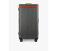 Carl Friedrik Carl Friedrik The Trunk Polycarbonate Suitcase 73cm Grey/Cognac