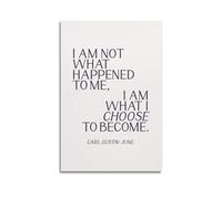Carl Jung Quote Mental Health Posters Motivational Poster Positive Quotes Poster Decorative Painting Canvas Wall Posters And Art Picture Print Modern Family Bedroom Decor Posters 08x12inch(20x30cm)