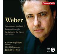 Geoghegan:Bbc Phil:Mena - Weber: Symphonies Nos. 1/ 2