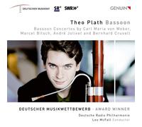 Carl Maria von Weber : Theo Plath: Bassoon Concertos CD (2020) NEW