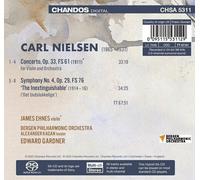 James Ehnes; Bergen Philharmonic Orchestra; Edward Gardner - Carl Nielsen: Violin Concerto; Symphony No. 4
