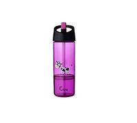 Carl Oscar - 2-in-1 snack/drinking bottle colour pink.