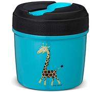 Carl Oscar Temp LunchJar, Kids 0.5 L, Durable Children's Thermos Made of Stainless Steel with Multi-Cutlery (Turquoise)