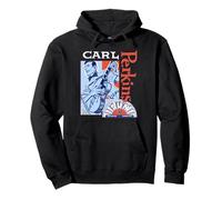 Carl Perkins Dance Album Retro Line-Art Portrait Pullover Hoodie