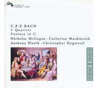 Carl Philipp Emanuel Bach - CPE Bach: 3 Quartets; Fantasy in C