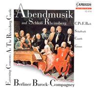 Carl Philipp Emanuel Bach - Evening Concerts at the Rheinsberg