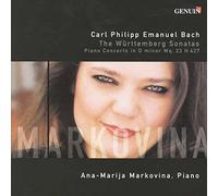 Carl Philipp Emanuel Bach - Wurttemberg Sonatas, The, Piano Concerto In D (Markovina)