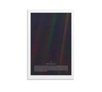 Carl Sagan Astronomy Motivational Posters The Pale Blue Dot Canvas Wall Art Farmhouse Gallery Aesthetic Room Decor For Bedroom Bathroom 20x30inch(50x75cm)