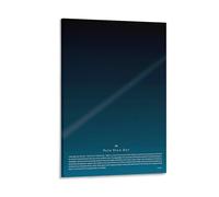 Carl Sagan The Pale Blue Dot, Astronomy Motivational Minimalist Art PosterS For Room Aesthetic Canvas Wall Art Bedroom Decor 12x18inch(30x45cm)