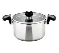 CARL SCHMIDT SOHN Aron 060565 Casserole Pot with Lid Stainless Steel Diameter 20 cm Silver