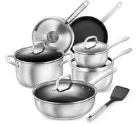 Carl Schmidt Sohn Cs 10 Piece Stainless Steel Cookware Set For Professional Cooking, Kitchen Cookware Sets, Induction Compatible Cookware Set