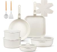 Carl Schmidt Sohn Cs 18 Pcs Pots And Pans Set, Nonstick Cookware Set Detachable Handle, Induction Kitchen Cookware Sets Non Stick