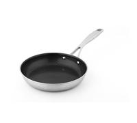 Carl Schmidt Sohn CS KOCHSYSTEME - Stainless Steel Pan with Non-Stick Coating Triply DuraMax 24 cm - 24 cm - Silver