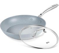 Carl Schmidt Sohn Hlafrg 20Cm Blue Marble Non-Stick Frying Pan With Glass Lid - Die-Cast Aluminium, Induction Safe