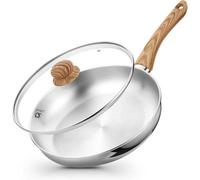 Carl Schmidt Sohn Koch Systeme Cs 26Cm Stainless Steel Frying Pan With Lid, Tri-Ply Base, Stay-Cool Handle, Induction Hob Compatible