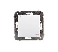 Carla 5901752634961 1-Way Socket with Hinged Lid and Panels White 1736-10 Elektro-plast White