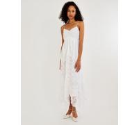 Carla Lace Hanky Hem Bridal Maxi Dress Ivory Monsoon Ivory 10