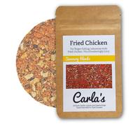 Carla's Seasonings - Authentic Fried Chicken Seasoning - Tastey Blend of Thyme, Pepper and Garlic | Chicken Seasoning | American Flavours | Pouch 60g