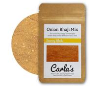 Carla's Seasonings - Premium Onion Bhaji Mix - Mix of Cumin, Flour and Ginger | 80g Pouch | Indian Mix | Street Food Kit