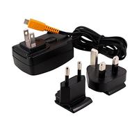 Carlcoo Portable PlayBook International Travel Charger with UK/EU/NA/AUS Adapter - Black