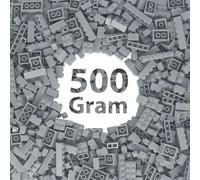 Carlerait Bulk Light Grey Building Bricks, Classic Building Blocks Compatible with All Major Brands