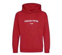 Carles Puyol Kids Hoodie - Red / 7-8 years