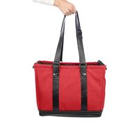 CARLETT - Carlett Cube S Shopping Bag | Interchangeable Bag for Pet Cart Cube P | Large Capacity from 56L Extendable to 75L | Removable Basket with Adjustable Handles | Ruby