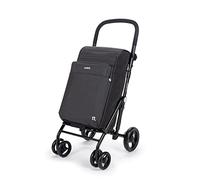Carlett Shopping rollators, Alloy Steel, Black, 25kg