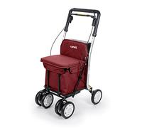 Carlett Shopping rollators, fabric, Red, 29L/15kg