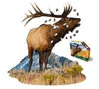 Carletto Deutschland 887002 MADD CAPP Shape Puzzle Contour Puzzle Deer 1000 Pieces for Adults and Children from 12 Years