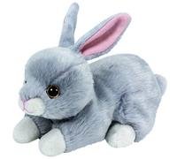 TY Carletto 41700 - Nibbler Beanie Babies, Easter limited bunny, 15 cm, grey