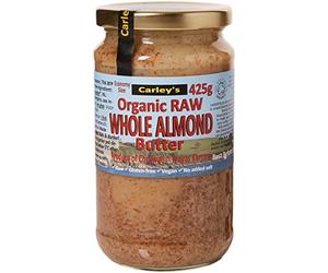 Carley's Large Organic Raw Whole Almond Butter 425g