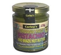 Carley's Org Raw Pistachio & Brazil Nut Butter 170g