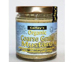 Carley's Organic Coarse Honey Grain Mustard, 170 g