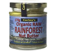 CARLEY'S Organic Rainforest Nut Butter - Vegan 170g (PACK OF 3)