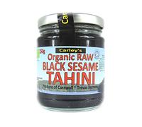 CARLEY'S Organic Raw Black Sesame Tahini - Vegan 250g (Pack of 1)