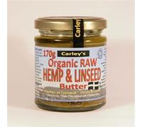 Carleys Raw Organic Hemp and Linseed Butter 170 g (Pack of 3)