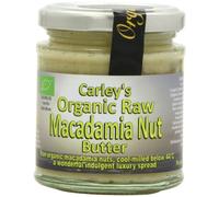 CARLEY'S Organic Raw Macadamianut Butter - Vegan 170g (PACK OF 2)